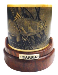 Barra 2 Barramundi Scrimshaw