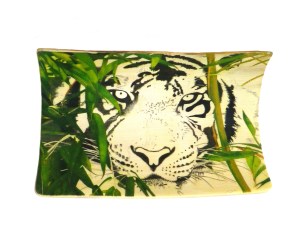 Bamboo Tiger Scrimshaw Bamboo Stalk On Right Added