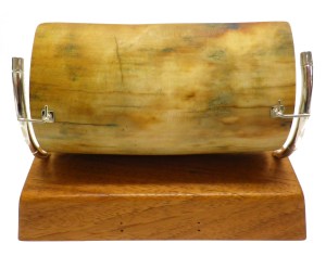 Bamboo Tiger Scrimshaw Stand Back