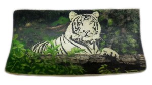 Tiger With Foreground Colour Added