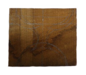 Wood With Outline Drawn