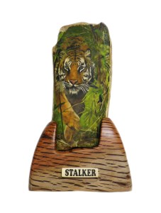 Finished Scrimshaw With Stand