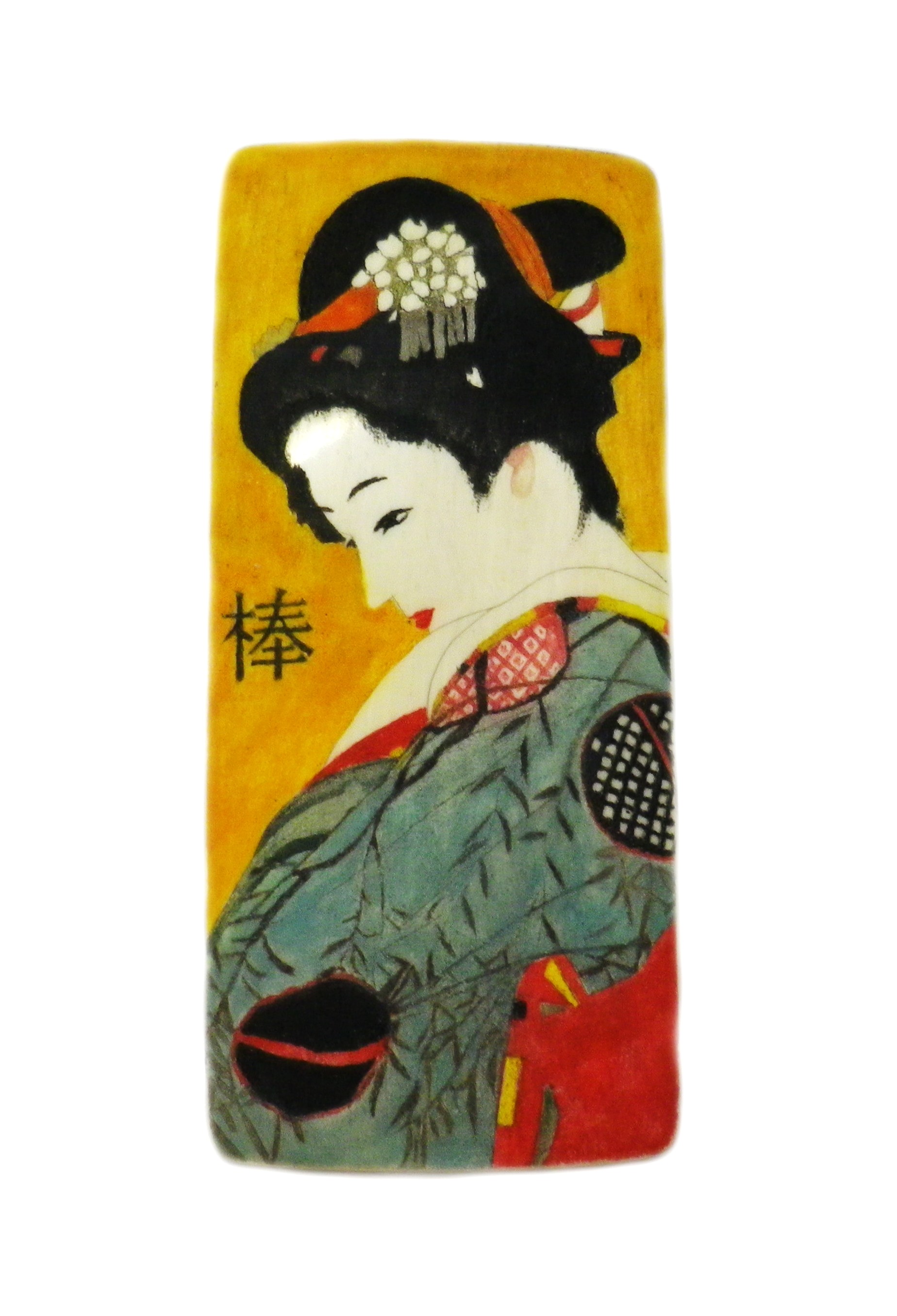 Geisha #2 Finished Scrimshaw
