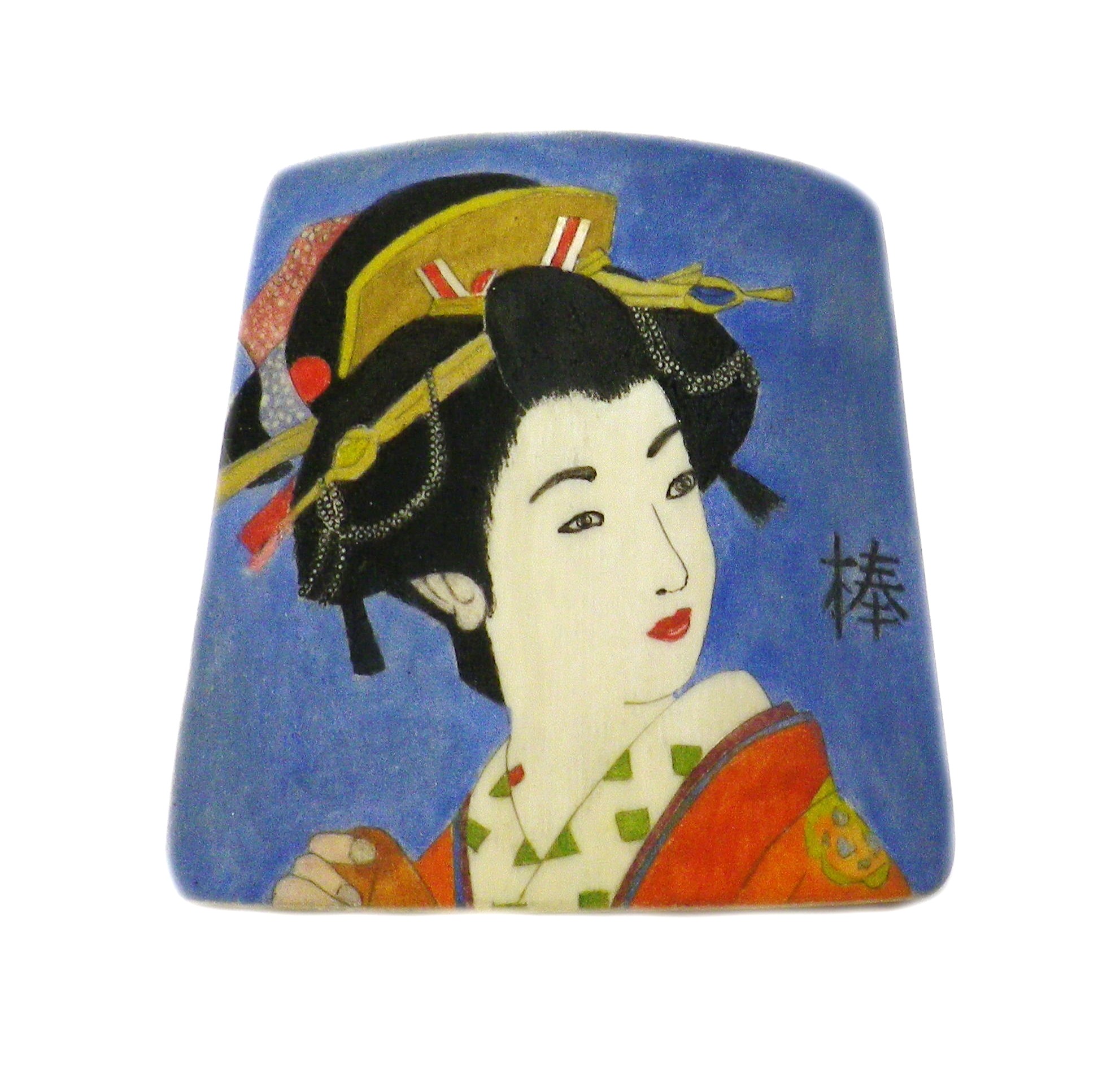 Geisha #2 Finished Scrimshaw