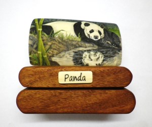 Panda Scrimshaw Finished