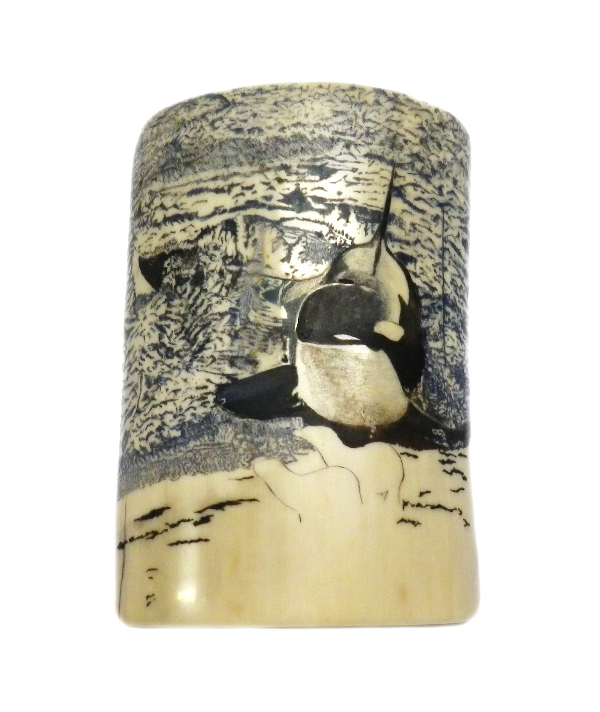 Outine Etched, Black Added, Backround Filled In