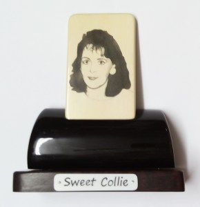 Sweet Collie Finished Scrimshaw