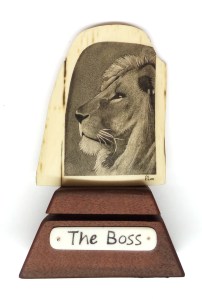 The Boss Finished Scrimshaw